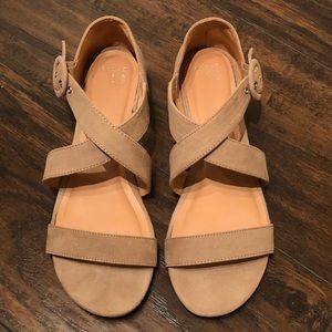 A New Day Ankle Strap Sandal w/ Mini Wedge